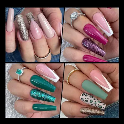 Форма ногтей: какой дизайн лучше выбрать? (80 фото) | White tip acrylic  nails, Stiletto nails designs, Stiletto nail art