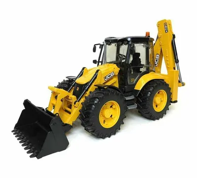 Радиоуправляемый фермерский трактор JCB с прицепом 2.4G масштаб 1:16  E360-003