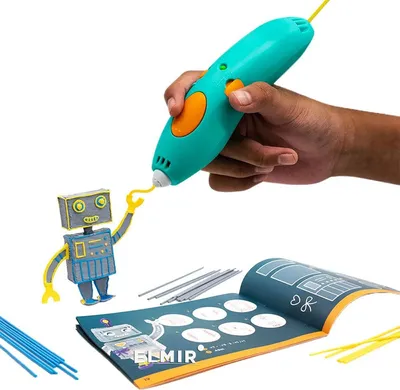 3D ручка AmazingCraft, для ABS и PLA пластика, ЖК дисплей, цвет голубой  купить в Чите 3D-ручки в интернет-магазине Чита.дети (9511951)