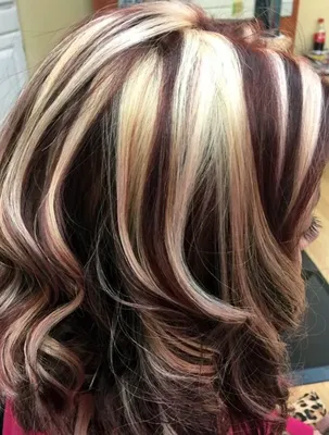 Март 2023 Мелирование волос в два цвета