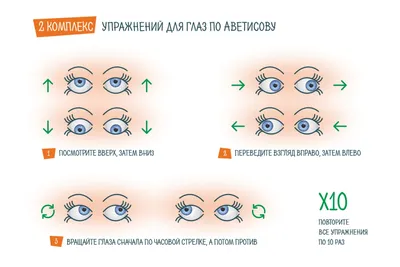 Гимнастика для глаз при катаракте