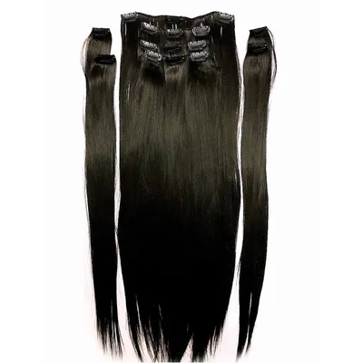 Накладные волосы 85 см (локоны, пряди) прямые на заколках искусственные  шиньон трессы купить по цене 699 ₽ в интернет-магазине KazanExpress