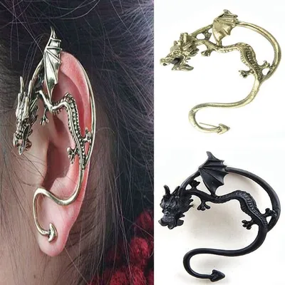 Fashion Gold Silver Claw Cuff Earrings Zircon Ear Wrap Piercing Womens  Jewellery | eBay