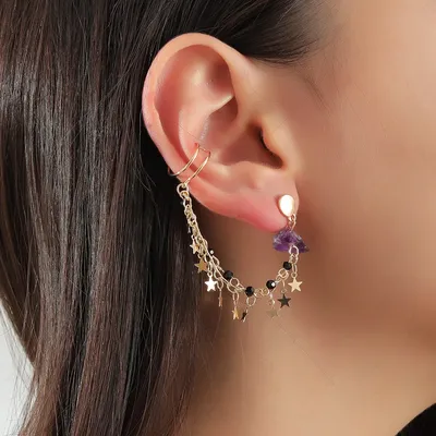 3 шт./компл. корейской моды Cz серьги штифты серьги, Надеваемые На ушной  хрящ, женский браслет, нержавеющая сталь, маленькие серьги-гвоздики в форме  уха пирсинг ювелирные изделия | AliExpress