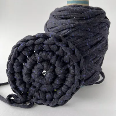 Трикотажная пряжа для вязания, 100% хлопок, 7-9мм, 100м, цвет Розовый -  купить с доставкой по выгодным ценам в интернет-магазине OZON (324226588)
