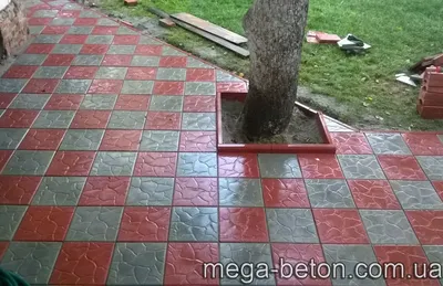 Тротуарная плитка Паутинка 300x300x30 (серый)