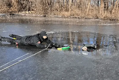 В водоеме д.Макаровка обнаружили труп мужчины в зимней одежде