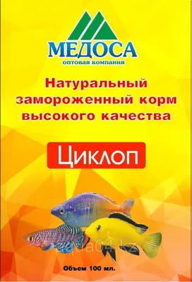 Циклоп мороженный в блистере Экокорм 100 мл для рыб купить в  интернет-магазине Аква Блюз