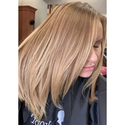 Окрашивание волос Балаяж фото салона красоты Элиза