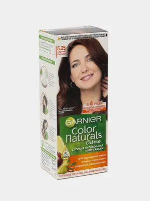 Garnier Color Naturals 3.23 Темный шоколад, стойкая крем краска для волос,  110 мл - купить с доставкой по выгодным ценам в интернет-магазине OZON  (834008435)