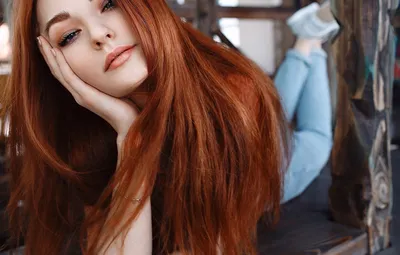 Из черного в рыжий цвет волос цена окрашивания в Москве — Салон красоты  Wella Элиза