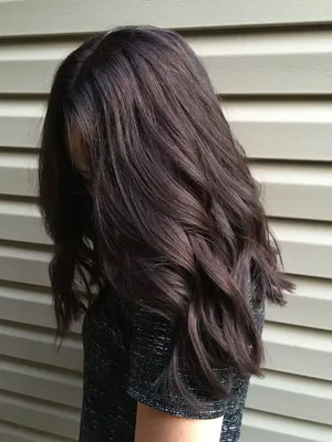 Dark brown mocha hair … | Mocha hair, Brunette hair color, Brown hair cuts