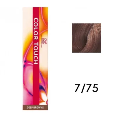 Wella Color Touch Deep Brown 7/75 светлый палисандр купить в Москве за 760  руб.