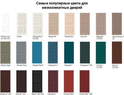 Какого цвета купить межкомнатные двери? - Как и что