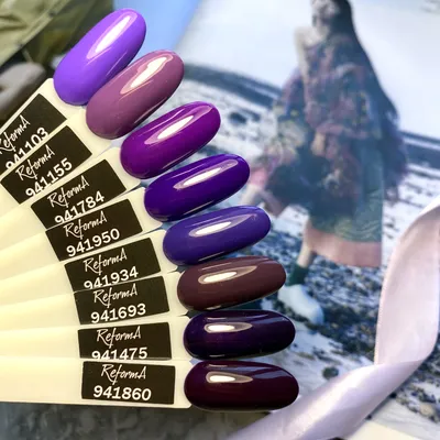 Набор цветных гелей для наращивания ногтей GN-14 | gilina.ru