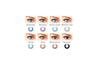 Цветные контактные линзы Ophthalmix Colors (2 линзы) в Новосибирске |  Купить контактные линзы в интернет-магазине ИнОптика