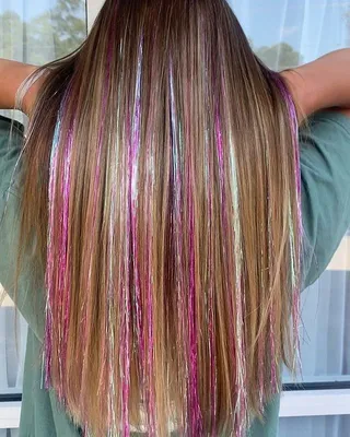 Окрашивание розовые пряди на светлых волосах (61 фото) - картинки  modnica.club