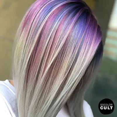 Цветное окрашивание на светлых волосах | SalonSecret.ru - секреты красоты |  Дзен