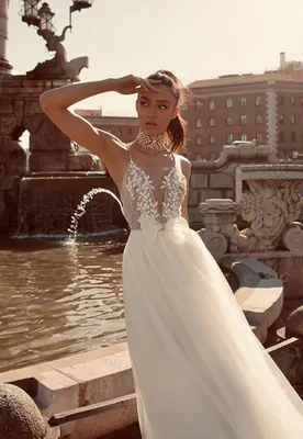 Прозрачный лиф с искусственными трапециевидными румянами, цветные свадебные  платья, иллюзионное свадебное платье, одежда для свадьбы | AliExpress