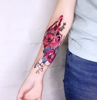 Фото красивые цветные тату 12.08.2019 №104 - beautiful colored tattoos -  tatufoto.com - tatufoto.com