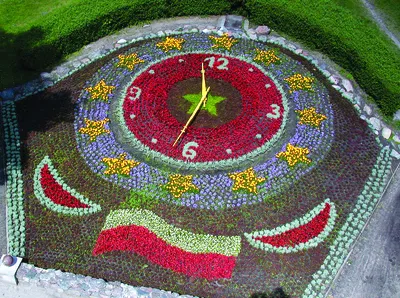 Цветочные часы в Женеве, Швейцария » Полетели.РУ