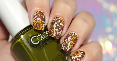 Дизайн ногтей - Цветочный, летний маникюр 2015 - YouTube