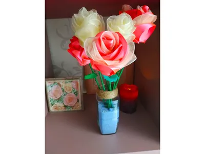 Цветок из фатина ручной работы заколка: цена 150 грн - купить Аксессуары  для девочек на ИЗИ | Киев