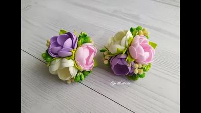 МК/diy - Яркие цветы из фоамирана просто и легко / Foamiran flowers  tutorial - YouTube