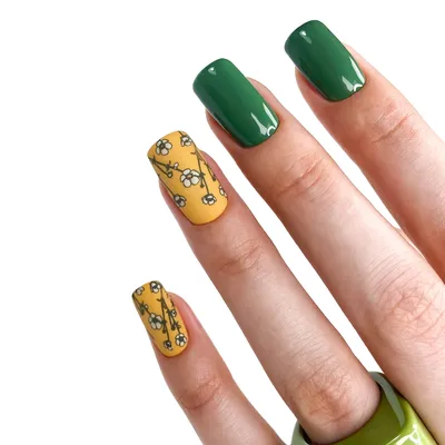 Маникюр с сухоцветами 2023 – как выглядят современные модные ногти на осень
