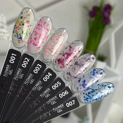 ART Flower Gel №001, гель с сухоцветами, 5 мл: купить в Днепре и Украине |  BeautyBoom