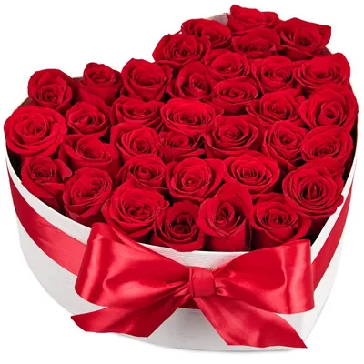 Купить Сердце из красных роз с доставкой в Омске - магазин цветов Трава