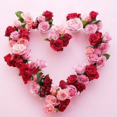 Купить сердце из красных роз недорого с доставкой.