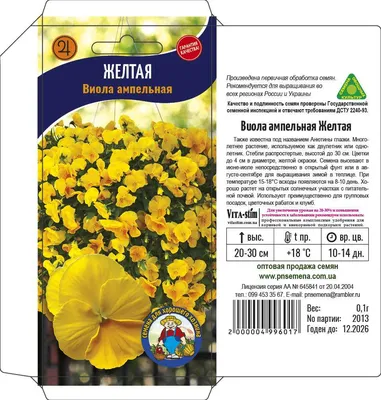 Продажа рассады Виолы с доставкой! 🌱 [Е654278]