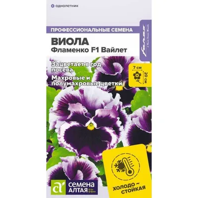 Виола - анютины глазки однолетние, купить рассаду цветов виолы