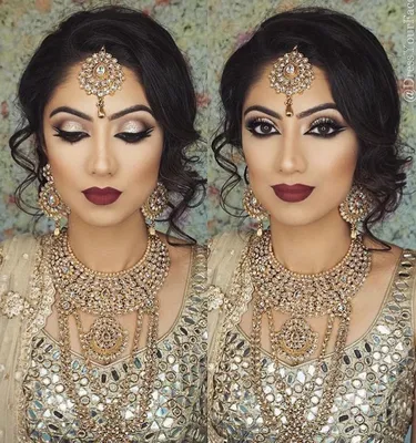 Pin by Tigerlilly Jewelry on wedding makeup and beauty | Indian wedding  makeup, Indian bridal makeup, Asian bridal makeup