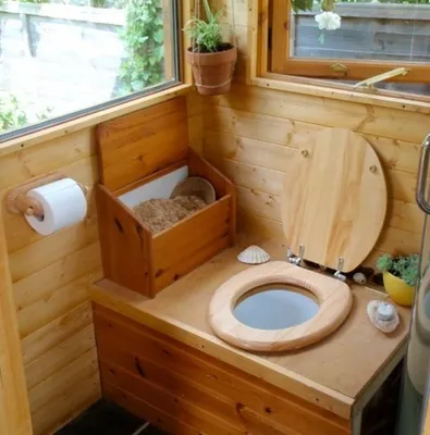 Уличный деревянный туалет - 58 фото