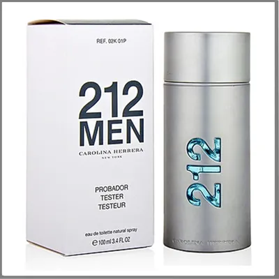 Carolina Herrera 212 Men туалетная вода 100 ml. (Тестер Каролина Эррера 212  Мен) (ID#53759880), цена: 2001.75 ₴, купить на Prom.ua