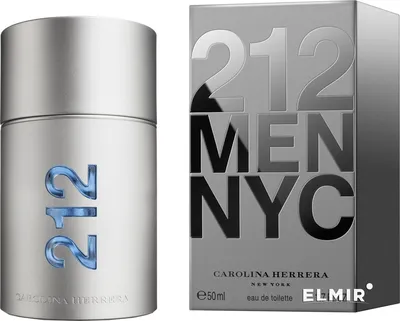 Туалетная вода мужская Carolina Herrera 212 NYC Men EDT 50 ml купить |  ELMIR - цена, отзывы, характеристики