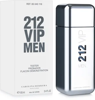 Carolina Herrera 212 VIP Men - Туалетная вода (тестер с крышечкой): купить  по лучшей цене в Украине | Makeup.ua