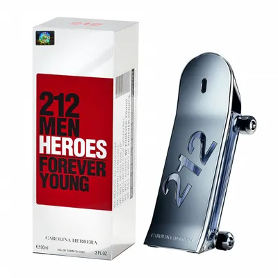 Туалетная вода Carolina Herrera 212 Men Heroes Forever Young |  Makeupstore.co.il