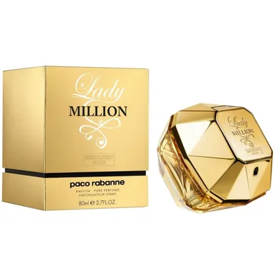 Женские духи Paco Rabanne Lady Million Absolutely Gold купить, туалетная  вода Пако Рабан Леди Миллион Абсолютли Голд цена и отзывы в каталоге  интернет-магазина оригинального парфюма 1st-Original