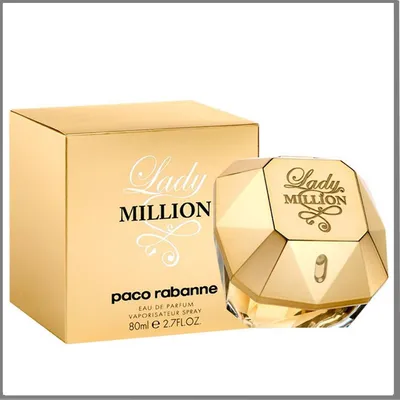 Купить Paco Rabanne Lady Million парфюмированная вода 80 ml. (Пако Рабанна Леди  Миллион) ✓ Самая низкая цена в интернете ✈ Бесплатная доставка по Киеву и  всей Украине. Купить духи Paco Rabanne оригинал