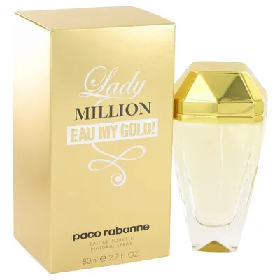 Paco Rabanne Lady Million Eau My Gold Туалетная вода EDT 80ml (Пако Рабане Леди  Миллион Май Голд) Женские Духи (ID#1269164270), цена: 349 ₴, купить на  Prom.ua