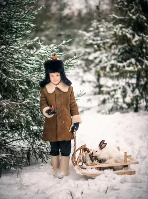 Тулуп детский для фотосессий в русском народном стиле