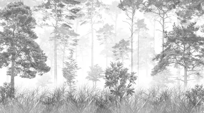 Картина пейзаж Туманный лес на холсте Размер 30х30 см в интернет-магазине  Ярмарка Мастеров по цене 4200 ₽ – SALAERU | Картины, Пинск - доставка по  России