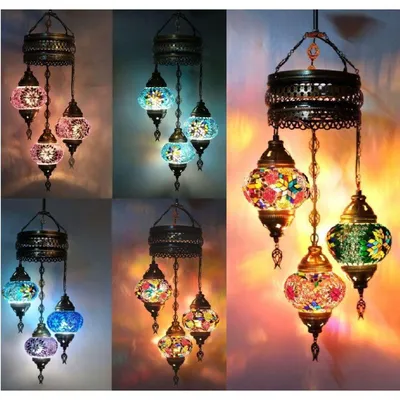 Люстра в восточном стиле турецкий светильник Sinan из мозаики ручной работы  9 плафонов (ID#1127167283), цена: 24400 ₴, купить на Prom.ua