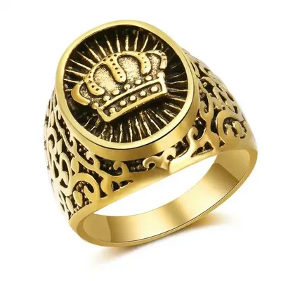 Большие кольца с черным камнем для мужчин, роскошные обручальные кольца  желтого золота в винтажном стиле, обручальные мужские Т-кольца, турецкие  ювелирные изделия | AliExpress