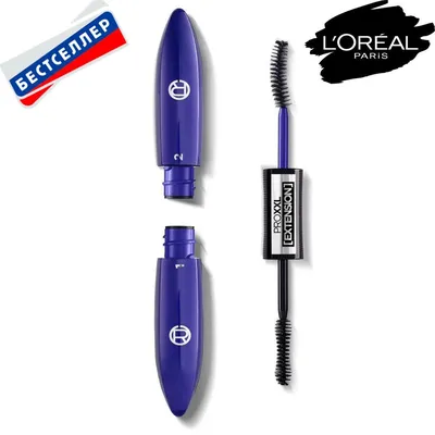 Тушь для ресниц `LOREAL` TELESCOPIC (черный уголь) купить в  интернет-магазине косметики 'Подружка', артикул 34353