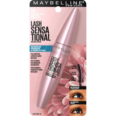 Maybelline Lash Sensational Waterproof Mascara, Brownish Black - Walmart.com
