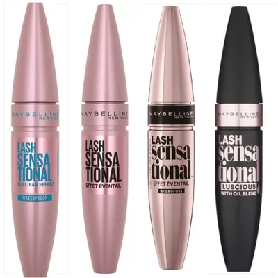 Maybelline New York Тушь для ресниц Lash Sensational Веерный объем, черная  удлиняющая объемная, цвет Very Black Классический черный - купить с  доставкой по выгодным ценам в интернет-магазине OZON (1139474728)